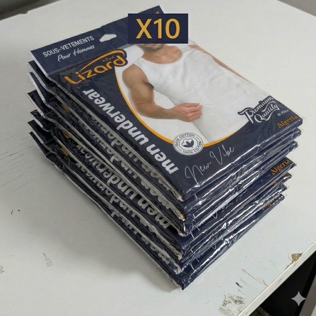 Pack débardeurs 100 % coton