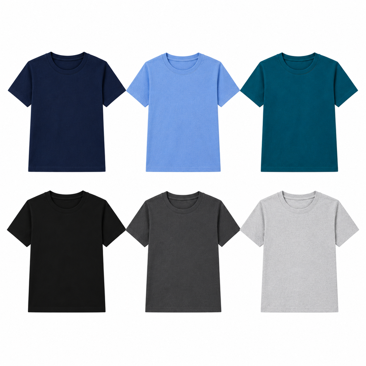 Pack 6 T-shirt coton