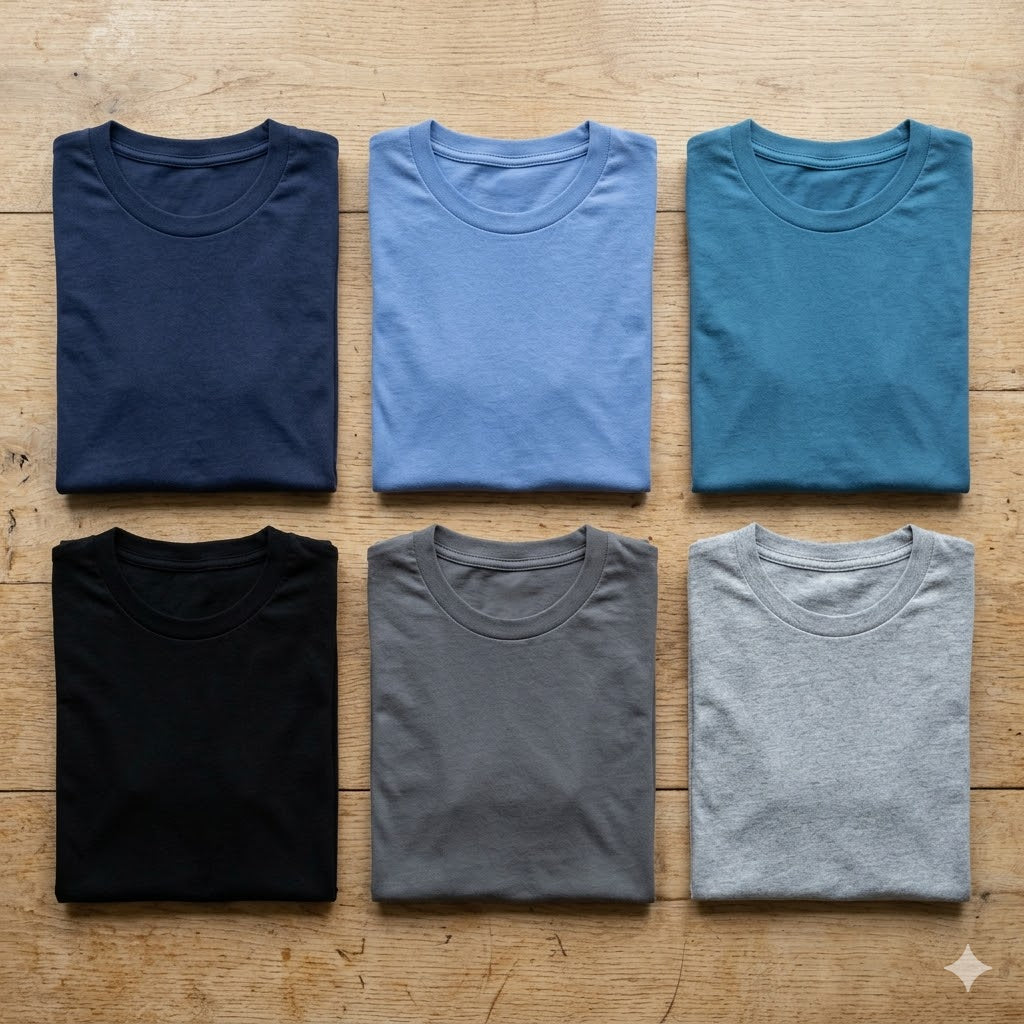 Pack 6 T-shirt coton