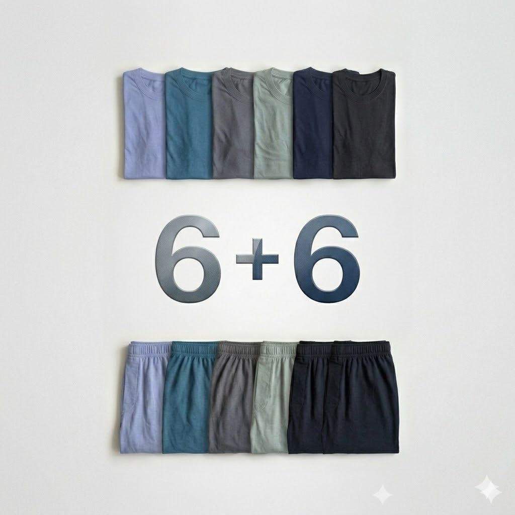 Pack 6 T-shirt + 6 Sorts